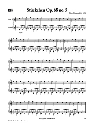 More Timeless Classics for flute and guitar - Partition - Duos